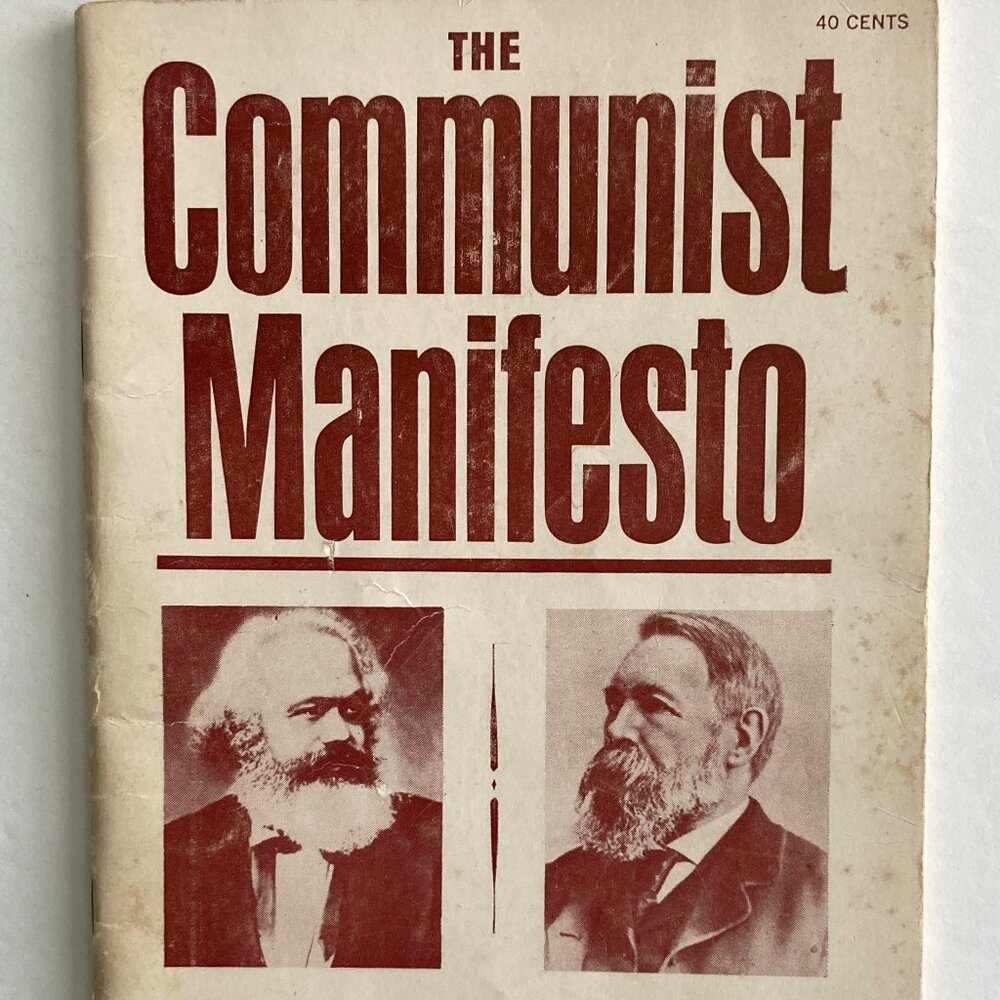 'Communist Manifesto' Karl Marx Frederick Engels - Vintage 1962